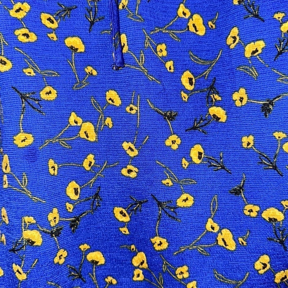 Melloday blue floral tank large ditsy sweet magnolias modest‎ - Picture 4 of 5